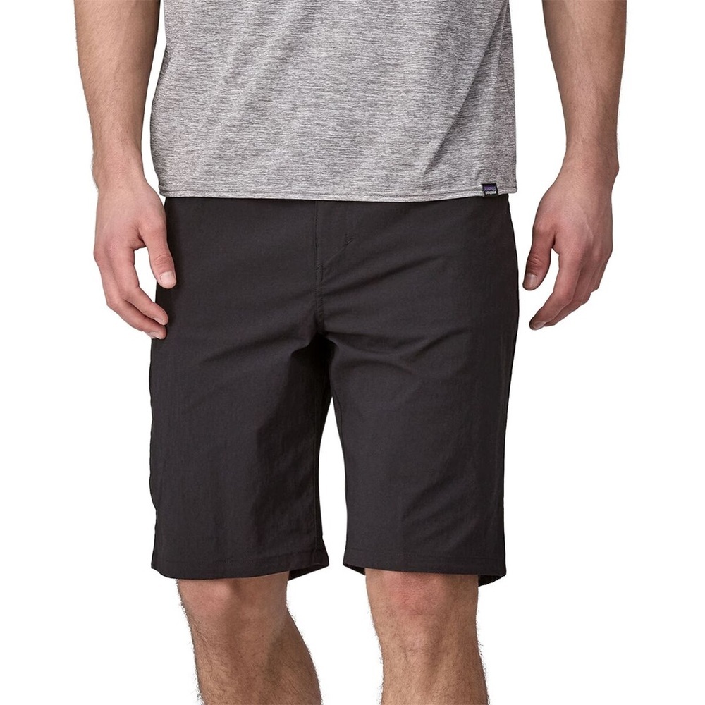 #Patagonia” Men's Black  gray Flat Front Shorts size 36